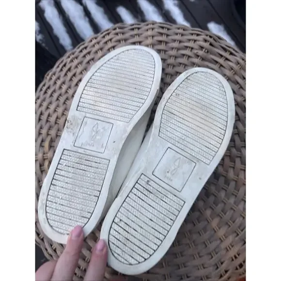 Joie Women’s Harvard White Leather Classic Lined Court Sneaker 9.5 US - Picture 8 of 14